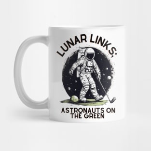 Lunar Links: Astronauts on the Green Astronaut Golf Mug